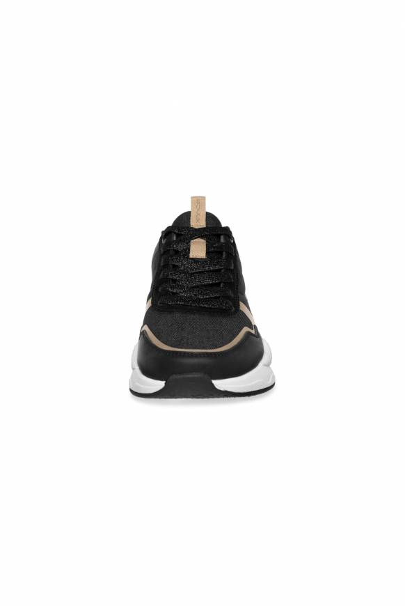 Soccx Leichter Sneaker mit Glitter-Design black Fabrikladen