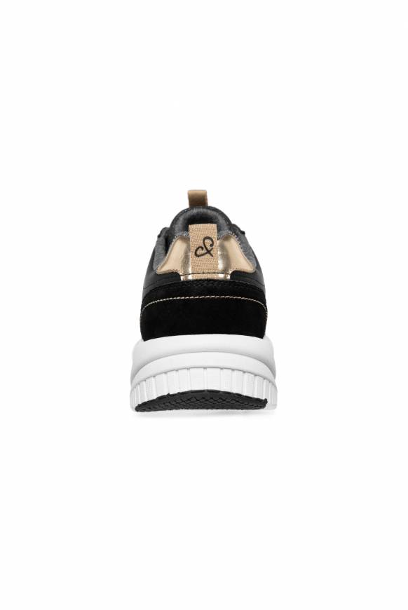 Soccx Leichter Sneaker mit Glitter-Design black Fabrikladen