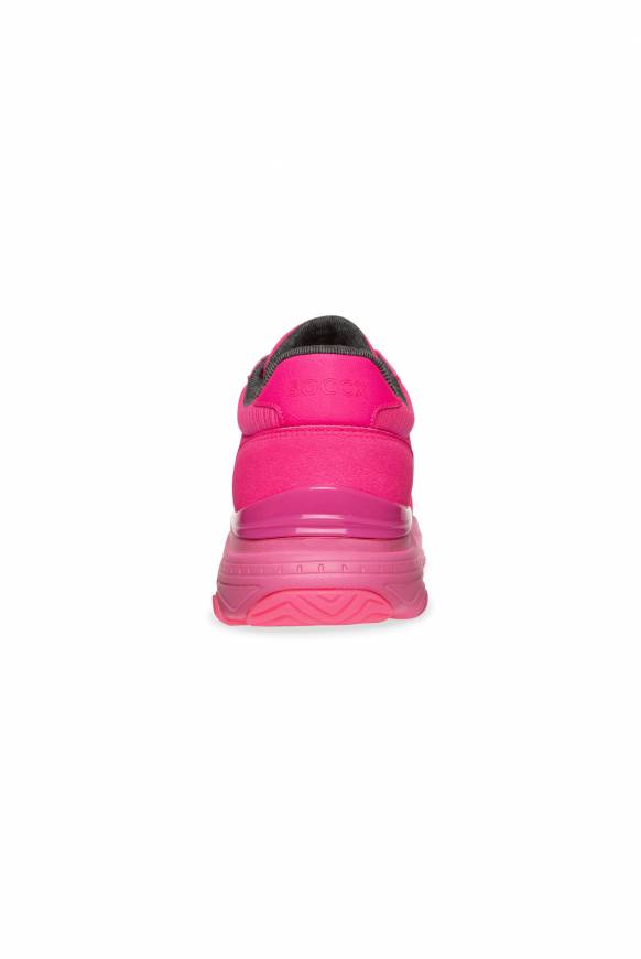Soccx Fashion Sneaker im tonigen Materialmix neon pink Speichern exportieren