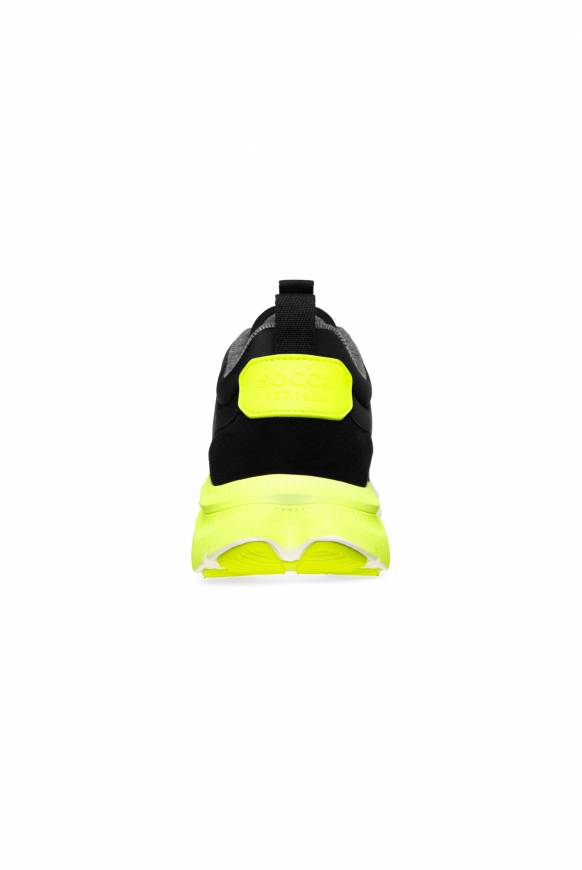 Soccx Sneaker im Materialmix mit Dip-Dye-Sohle black zollfrei