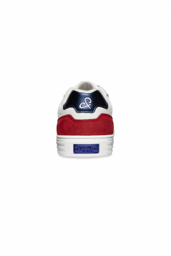 Soccx Retro Sneaker clear red/white 2025