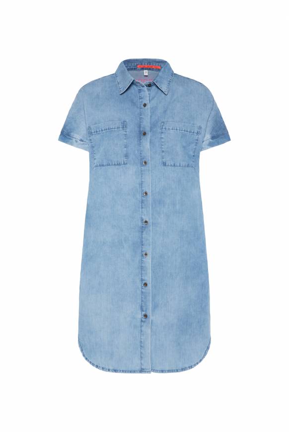Soccx Kurzes Jeansblusenkleid mid blue wash XS Verkauf