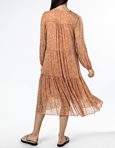 SECOND FEMALE Stufenkleid aus Viskose Discount Store für neue Produkte
