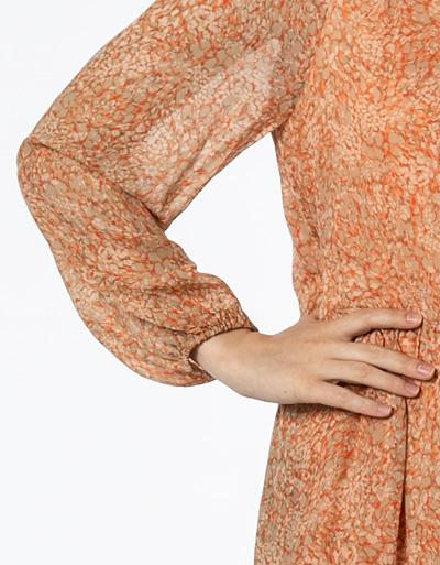 SECOND FEMALE Stufenkleid aus Viskose Discount Store für neue Produkte