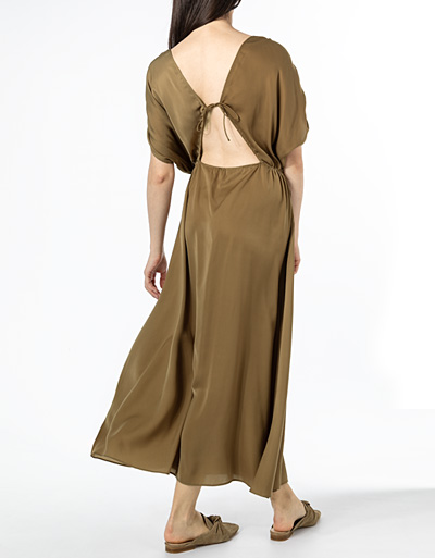 SECOND FEMALE Kleid mit offenem Rücken und Cut-Out Fabrikladen