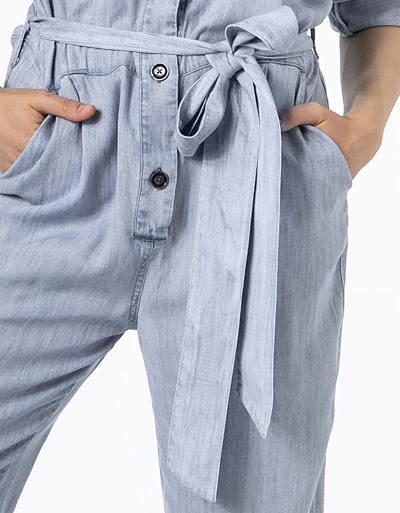 Replay Jumpsuit mit Lyocell und Leinen Online