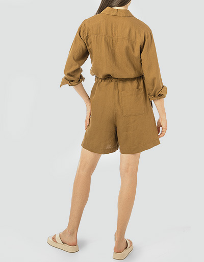 Marc O'Polo Leinen-Overall mit Taillenband Hotsell