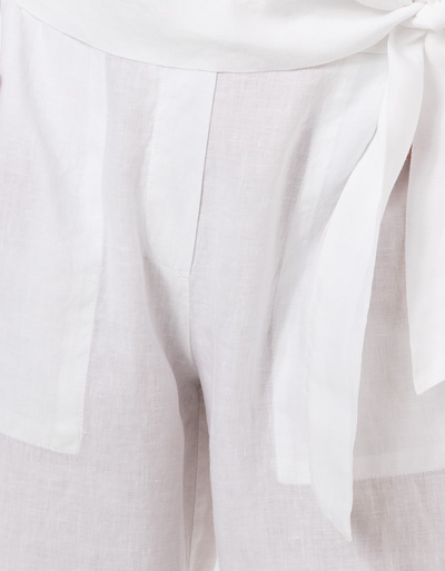 Marc O'Polo Leinenhose mit Elastikbund Begrenztes Angebot