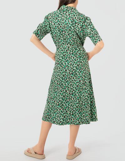 Marc O'Polo Hemdblusenkleid mit abstrakten Print Online Shopping