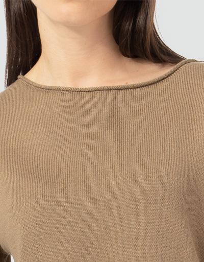 Marc O'Polo Kurzarmpullover mit rollierten Halsausschnitt Cyber Monday