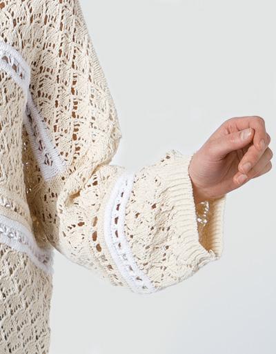 LIU JO Pullover im Lochstrickmuster 2025