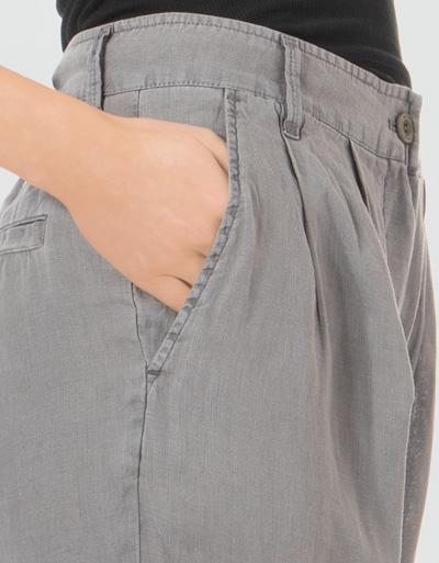 Replay Leinenhose mit Bundfalten Kostenloser Versand
