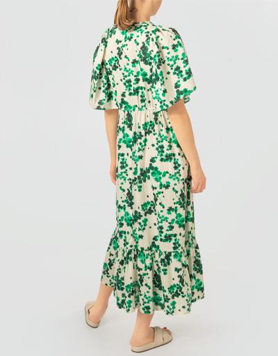 Marc O'Polo Kleid mit abstrakten Print Heißer Verkauf