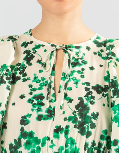 Marc O'Polo Kleid mit abstrakten Print Heißer Verkauf