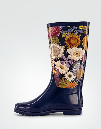 Aigle Gummistiefel mit floralen Fotoprint Neuheiten
