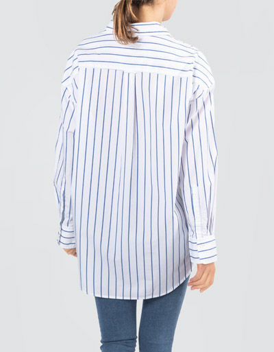 Gant Oversize Bluse im Streifen-Look Saisonale Angebote