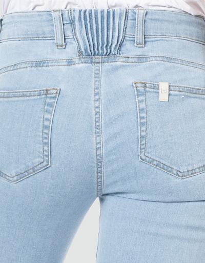LIU JO Boot-Cut Jeans mit Elastikeinsatz am Bund Kostenloser Versand international