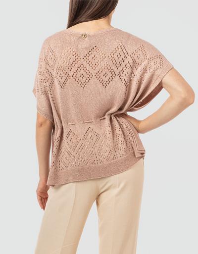 TWIN-SET Pullover mit Lochstickerei Blitzverkäufe