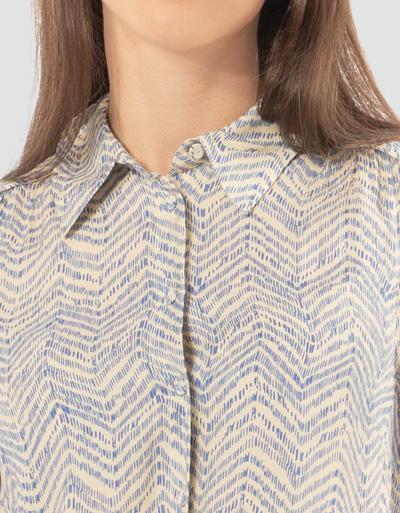 SECOND FEMALE Bluse mit modernem Print Osterangebot