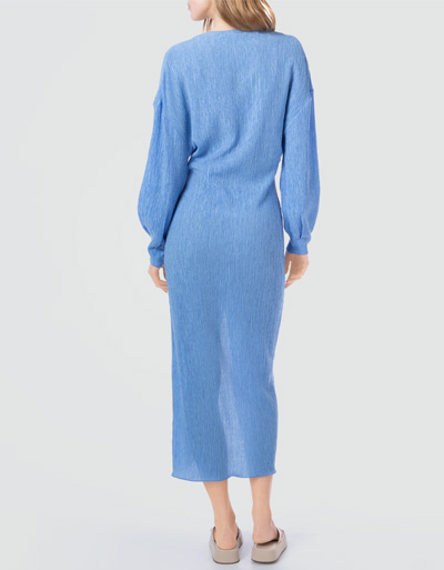 SECOND FEMALE Kleid im Crinkle-Look Neueste Mode