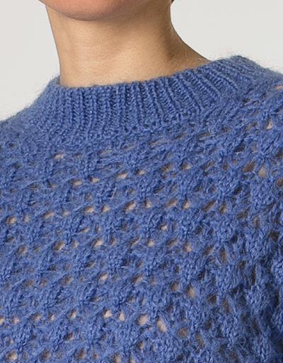 SECOND FEMALE Pullover mit lockerem Strickmuster Räumungsverkauf