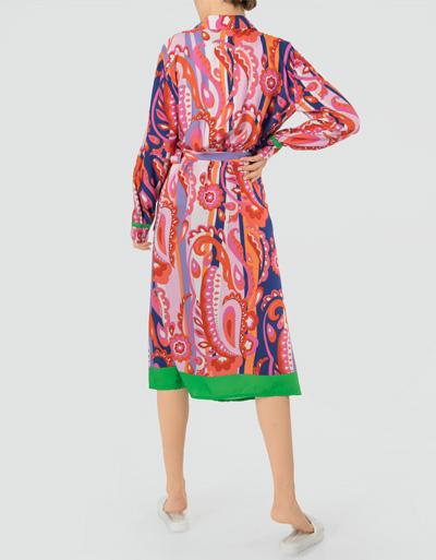 Replay Wickelkleid mit Farbenpower Print Letzte 2 Tage