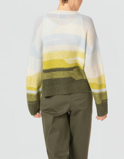 Marc O'Polo Pullover mit Landscape Optik Zeitbegrenzte Promotion