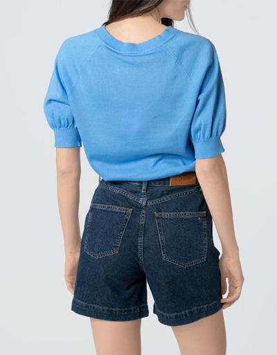 Tommy Hilfiger Kurzarm Pullover aus Bio Baumwolle Limitierter Zeitrabatt