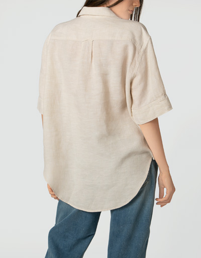 Gant Bluse aus reinem Leinen Fabrik Onlineshop