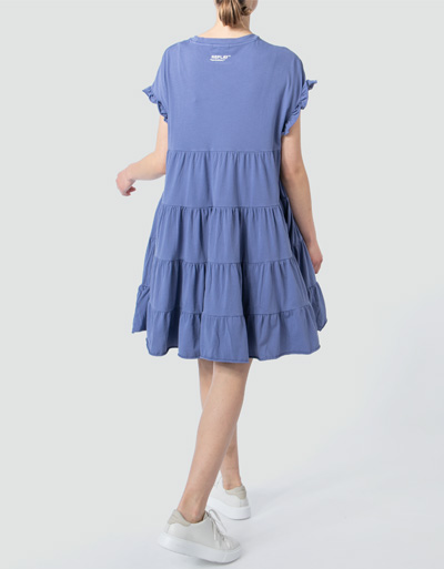 Replay Jerseykleid mit Stufensaum Nur noch ein Tag übrig
