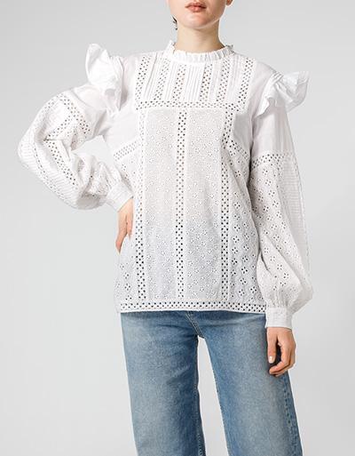 Replay Bluse mit Lochstickerei Super Rabatt