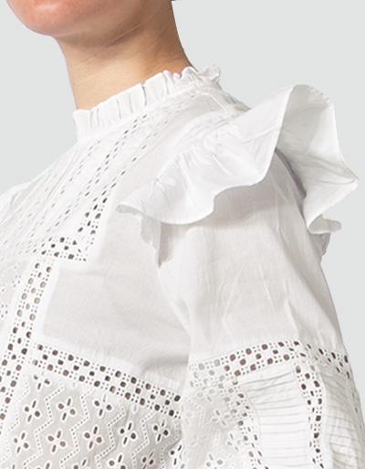 Replay Bluse mit Lochstickerei Super Rabatt