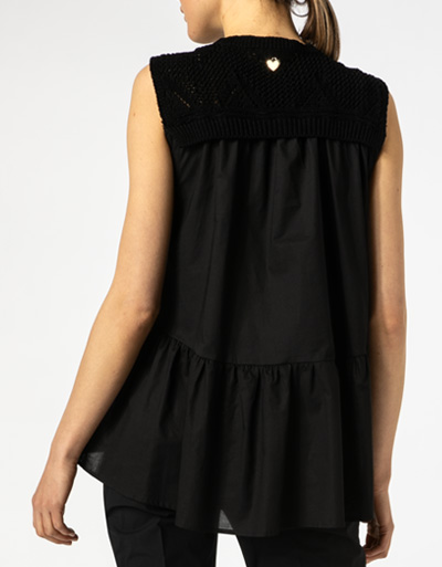TWIN-SET Shirt im Materialmix Valentinstagsangebot
