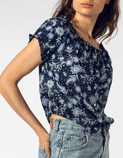 Pepe Jeans Bluse mit Rüschen Neueste Mode
