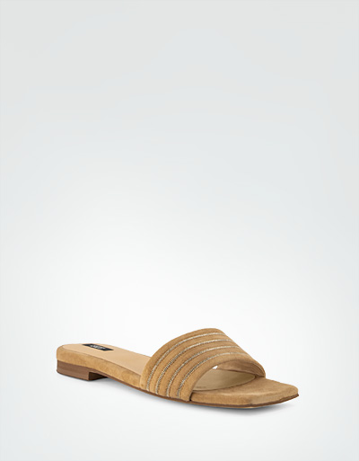 STEFFEN SCHRAUT Pantoletten mit goldenen Details Super Sparpreis