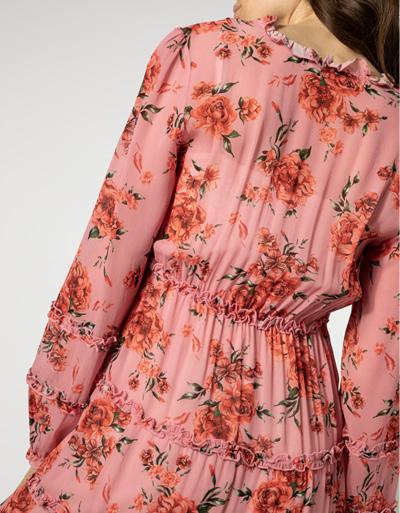 Replay Kleid im floralen Dessin Fabrikverkauf