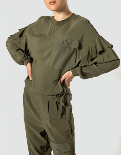 TWIN-SET Blusenshirt in italienischer Größe Flash Sale