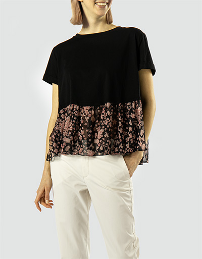 TWIN-SET Blusenshirt raffinierter Layer-Optik Valentinstagsangebot