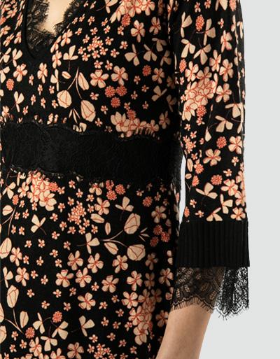 TWIN-SET Kleid mit Spitzendetails Heißer Verkauf
