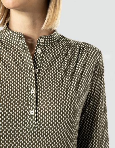Marc O'Polo Blusenshirt mit Stehkragen Große Rabatte