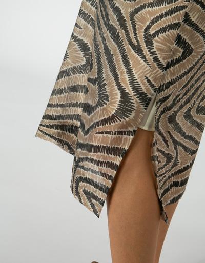 SECOND FEMALE Kleid mit Alloverprint Kostenlose Rückgabe