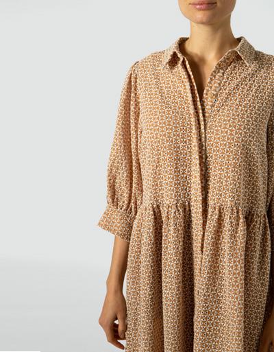 SECOND FEMALE Kleid mit Lochstickerei Begrenzte Freigabe
