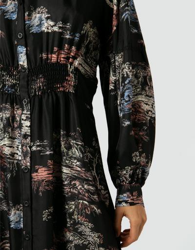 SECOND FEMALE Kleid aus reiner Seide Letzte 2 Tage