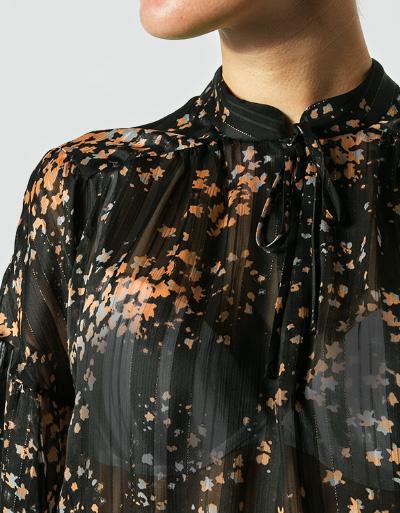 SECOND FEMALE Bluse im floralen Dessin Super Rabatt