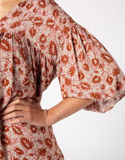SECOND FEMALE Kleid mit Allover-Print Riesige Rabatte