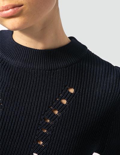 KOOKAI Pullover mit Volant 2025