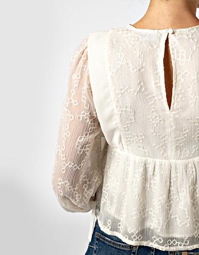 KOOKAI Bluse in französischer Größe Auslauf