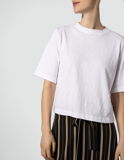 Marc O'Polo Shirt mit breitem Bündchen Saisonschlussverkauf