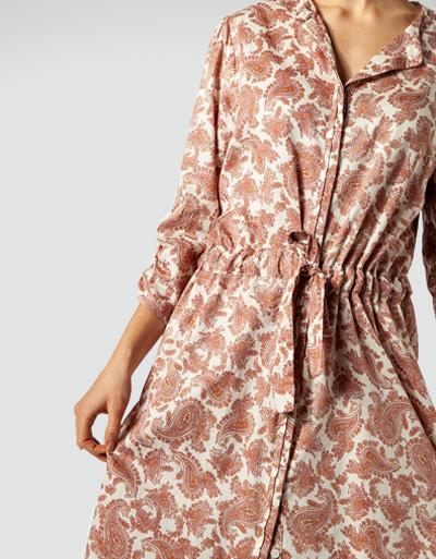 SECOND FEMALE Kleid im Paisley-Dessin Super Sparpreis