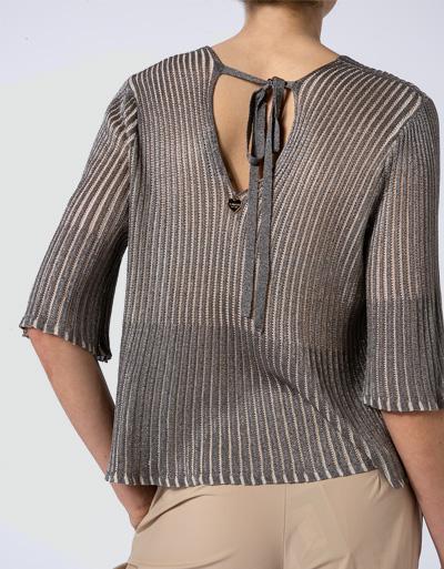 TWIN-SET Pullover aus schimmerndem Garn Rabatte dieses Monats